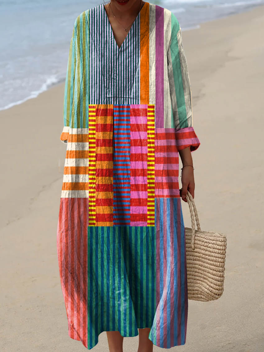 Josie™ | Vintage Geo Art Dress