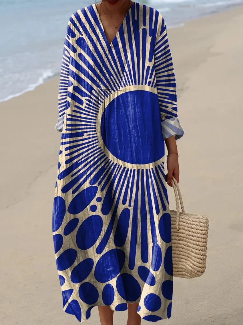 Bronwen™ | Desert Geometric Dress