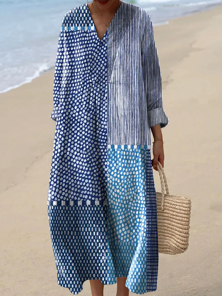 Rowan™ | Boho Chic Midi Dress