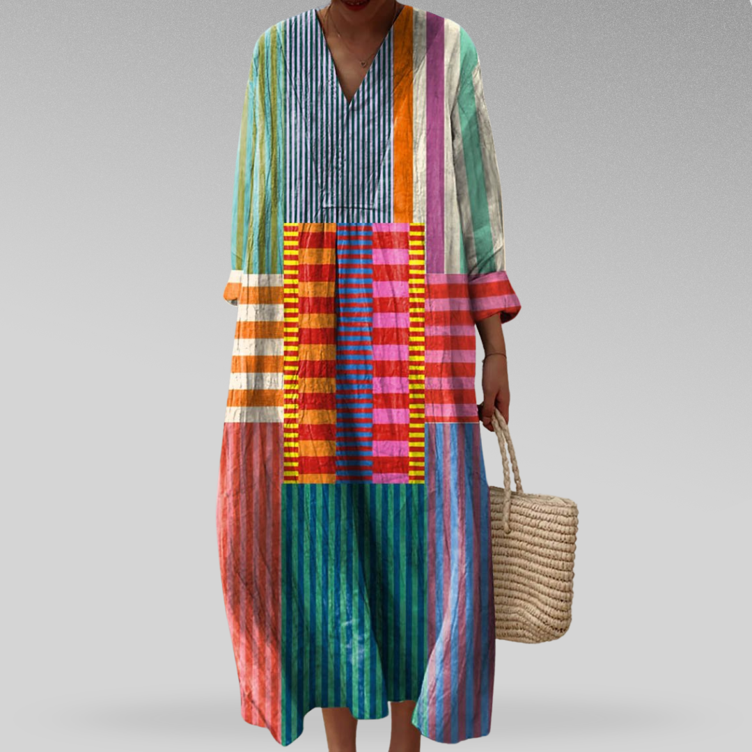 Katherine™ | Elegant Geometric Dress
