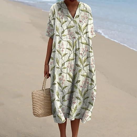 Mina™ | Geometric Block Print Dress