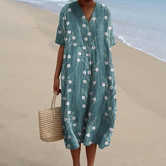 Aoife™ | Folk Art Maxi Dress