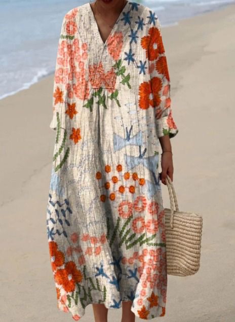 Edie™ | Flowy Ethnic Maxi