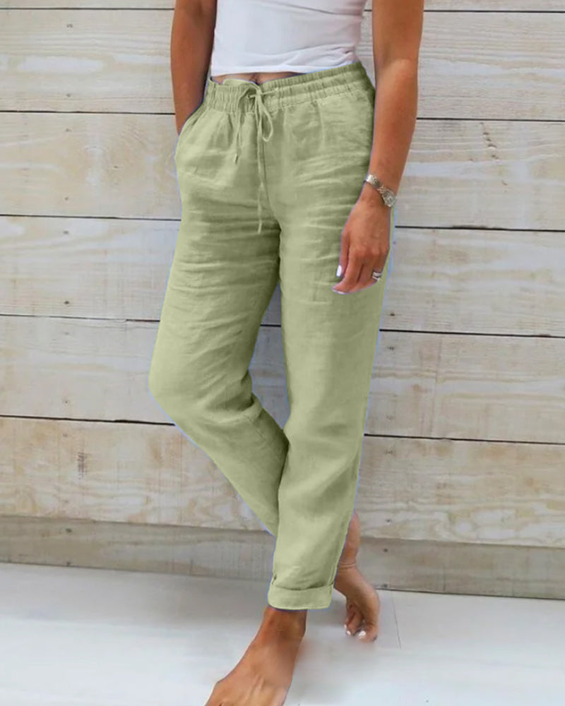 Chloe™ | Relaxed Drawstring Trousers