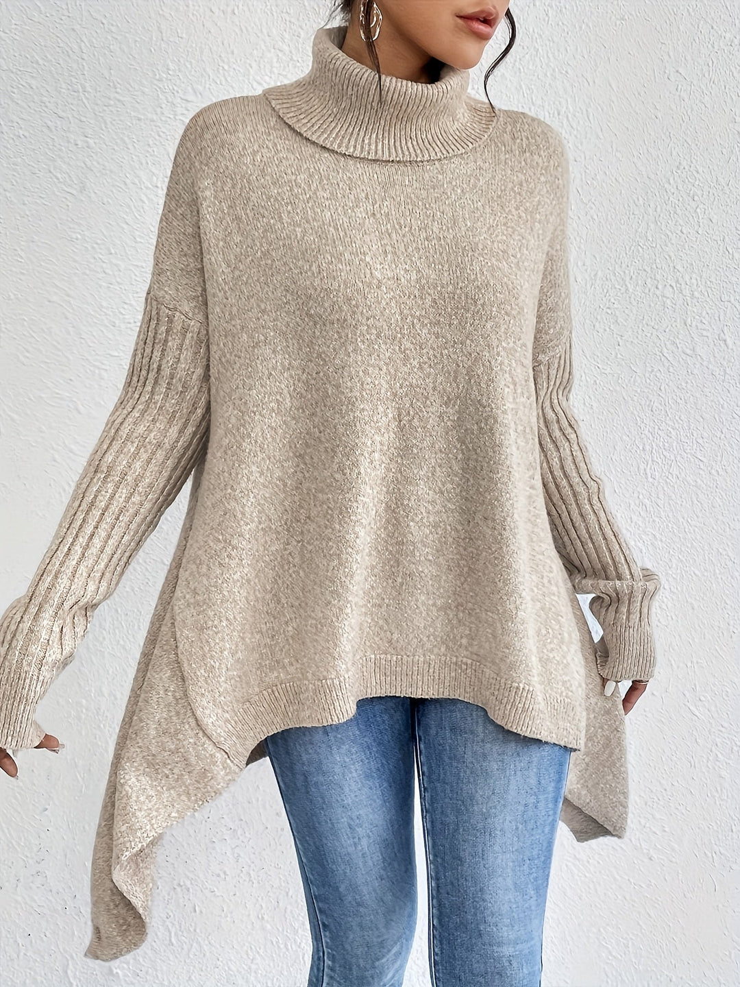 Carmina™ | Oversized Turtleneck Sweater