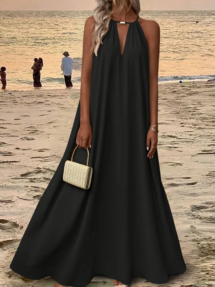 Yvonne™ | Halter Neck Maxi Dress