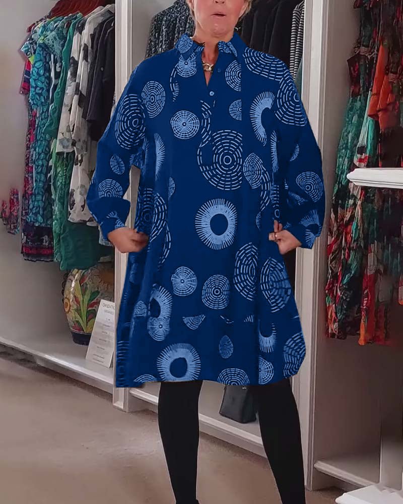 Claribel | Geometric Wrap Dress
