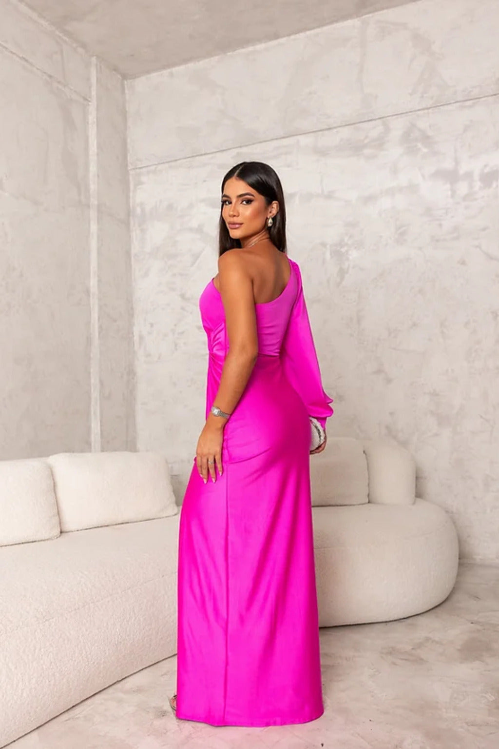 Zarra™ | Elegant One-Shoulder Maxi Dress