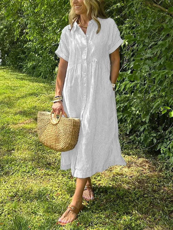 Alysa™ | Buttoned Maxi Dress