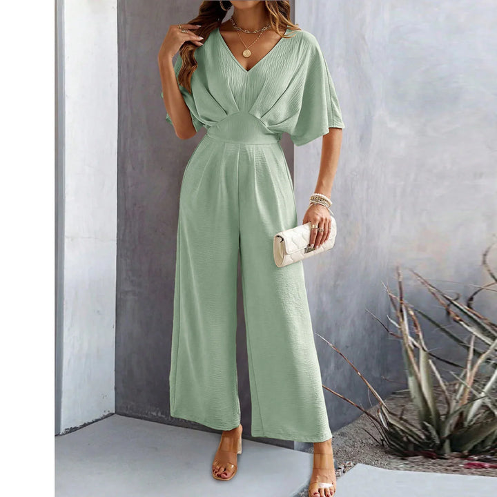 Amelia™ - Stylish V-Neck Jumpsuit