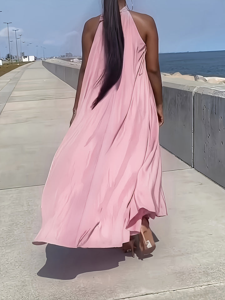 Ellen™ | Halter Neck Maxi Dress