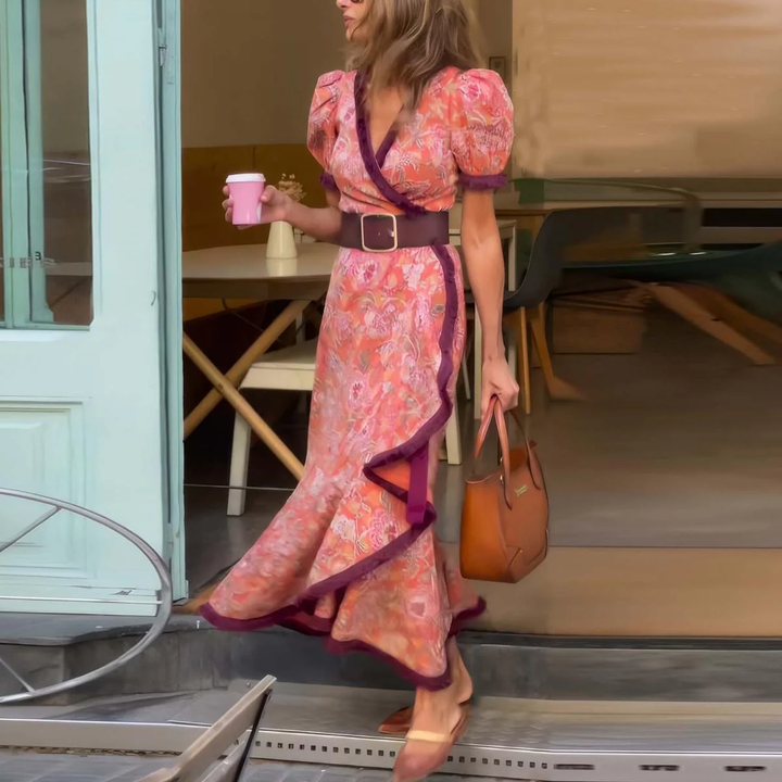 Celeste™ | Floral Wrap Dress