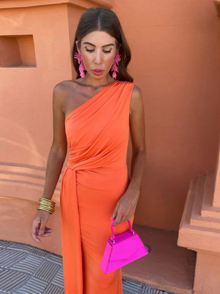Lia™ | Asymmetrical Long Dress