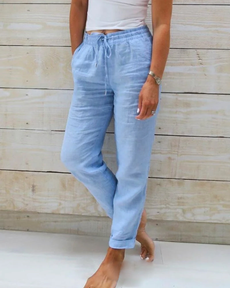 Chloe™ | Relaxed Drawstring Trousers