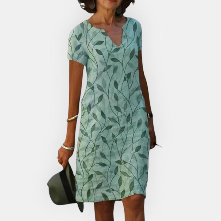 Faye™ | Casual V-Neck Dress