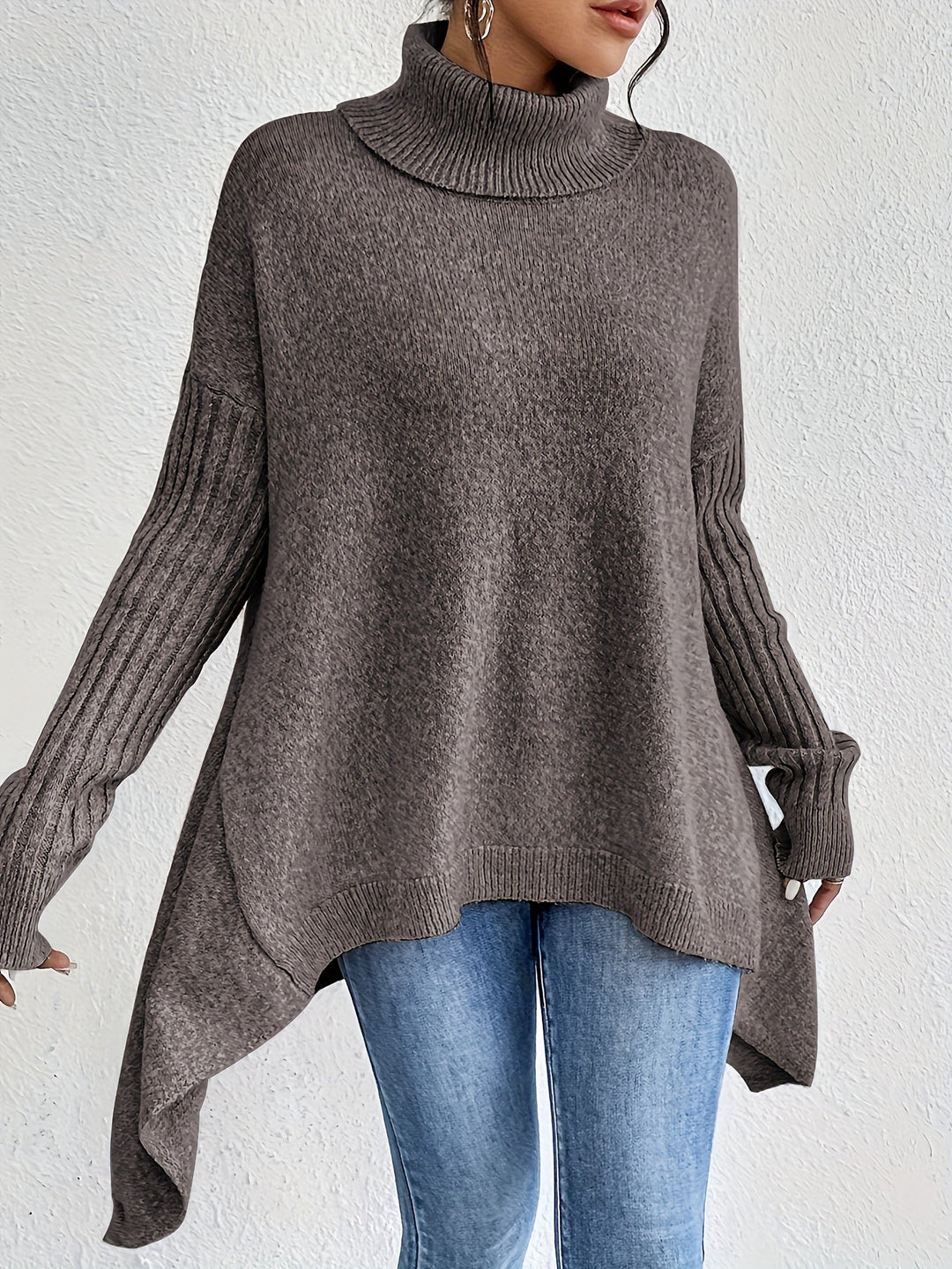 Carmina™ | Oversized Turtleneck Sweater