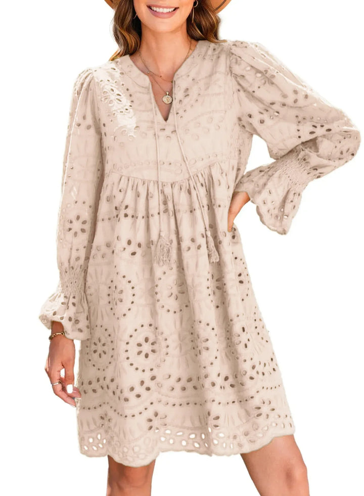 Carrie™ | Breathable V-Neck Skirt Dress