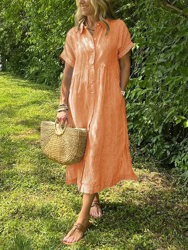 Alysa™ | Buttoned Maxi Dress