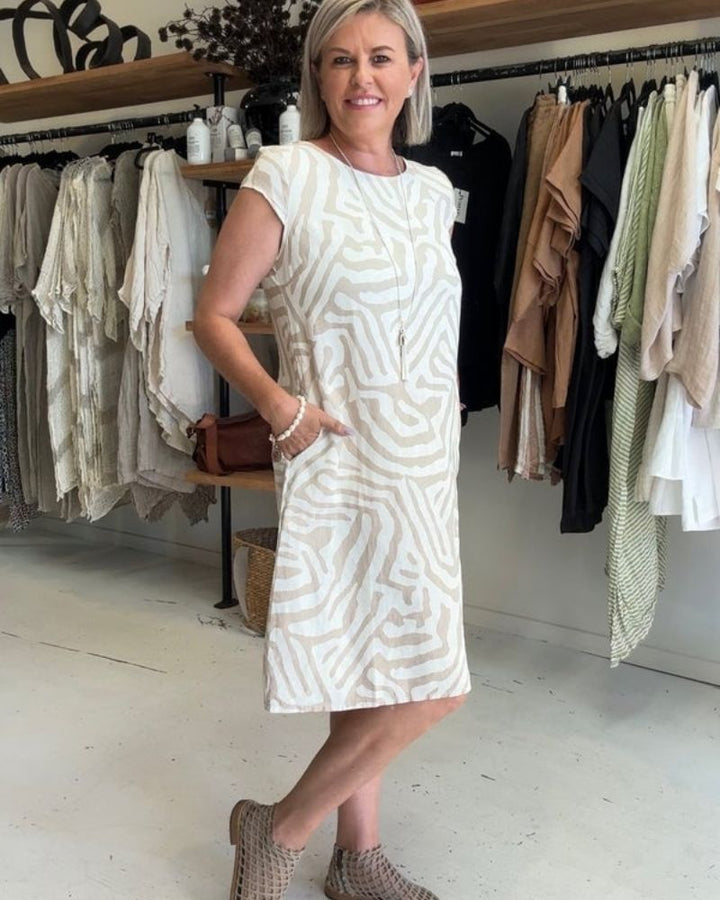 Avanille™ | Round Neck Summer Dress