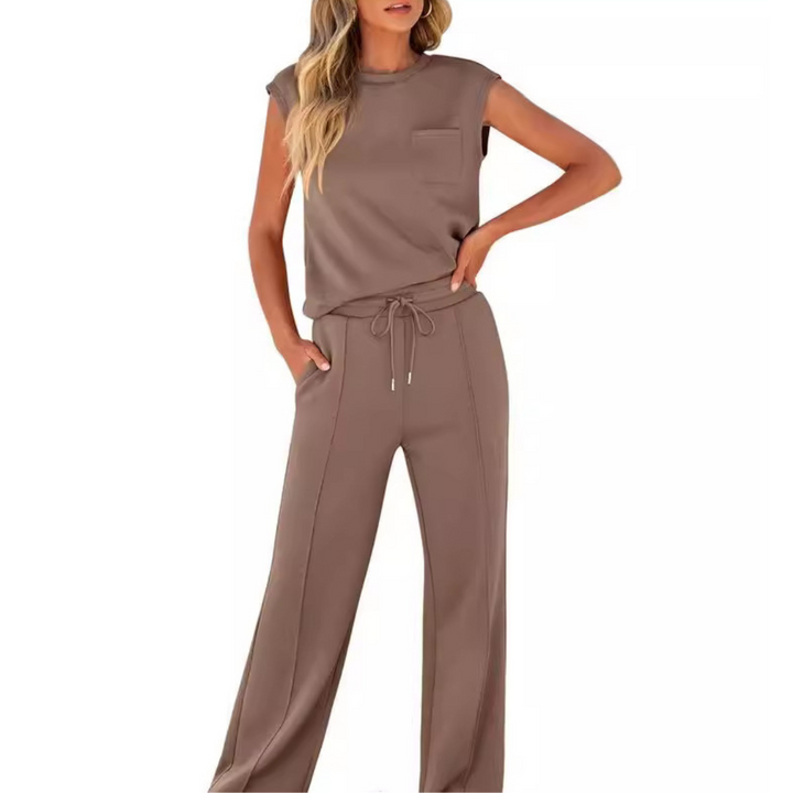 Julianne™ | Sleeveless Drawstring Lounge Set