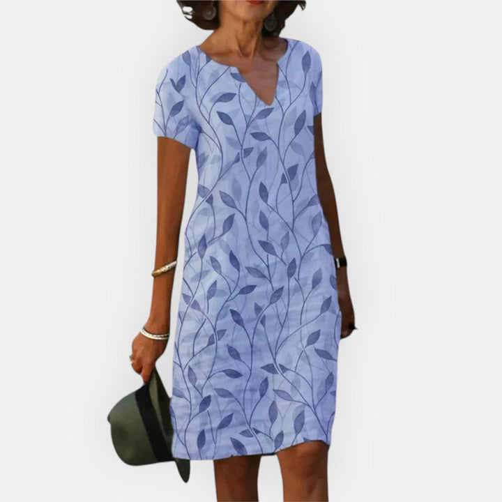Faye™ | Casual V-Neck Dress