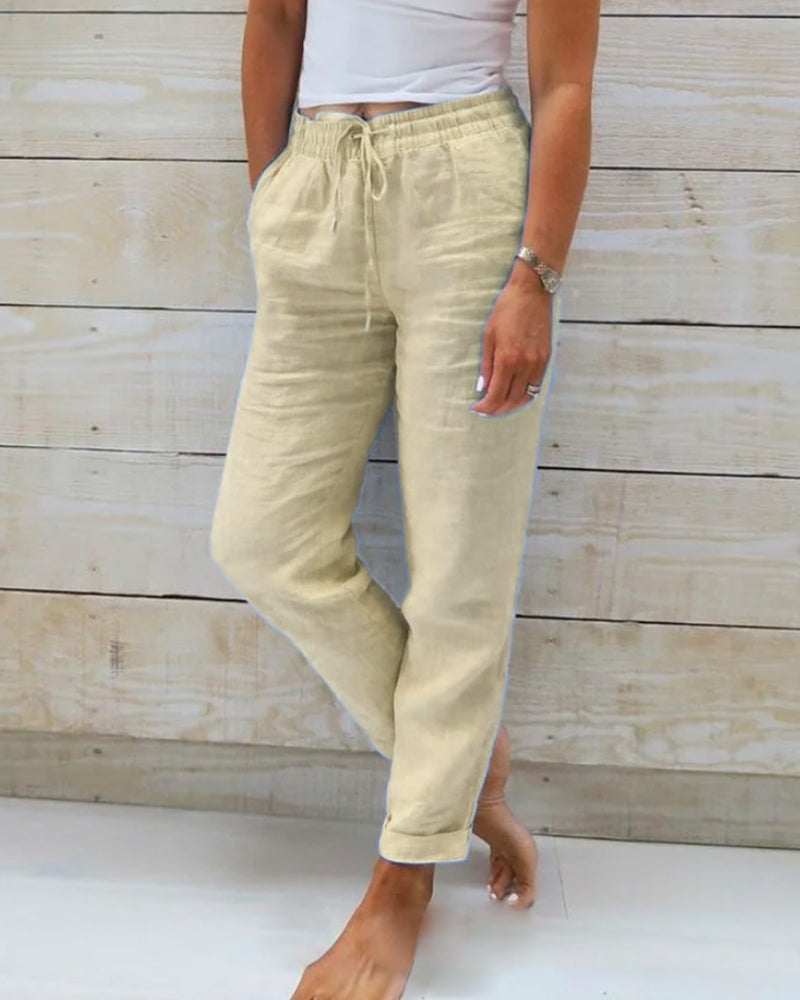 Chloe™ | Relaxed Drawstring Trousers