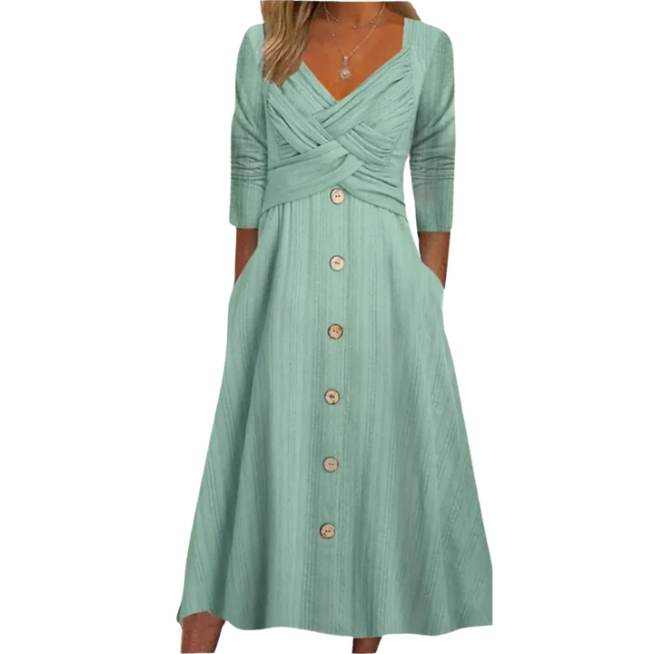 Alexis™ | Elegant Tummy Coverage Dress