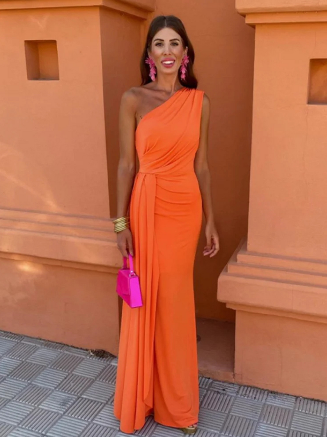 Lia™ | Asymmetrical Long Dress