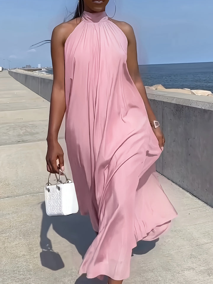 Ellen™ | Halter Neck Maxi Dress