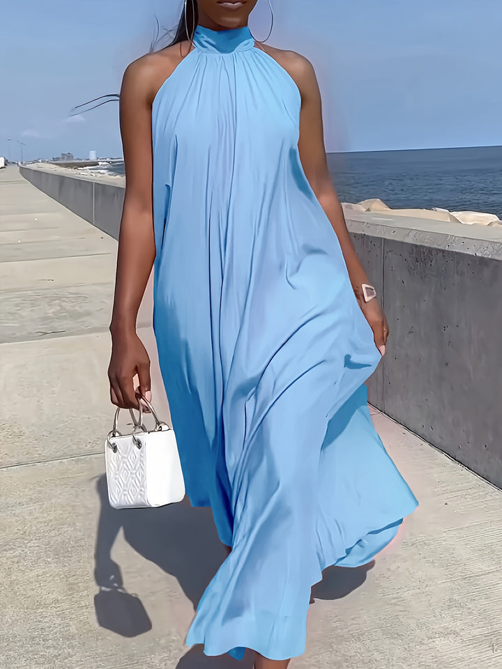 Ellen™ | Halter Neck Maxi Dress