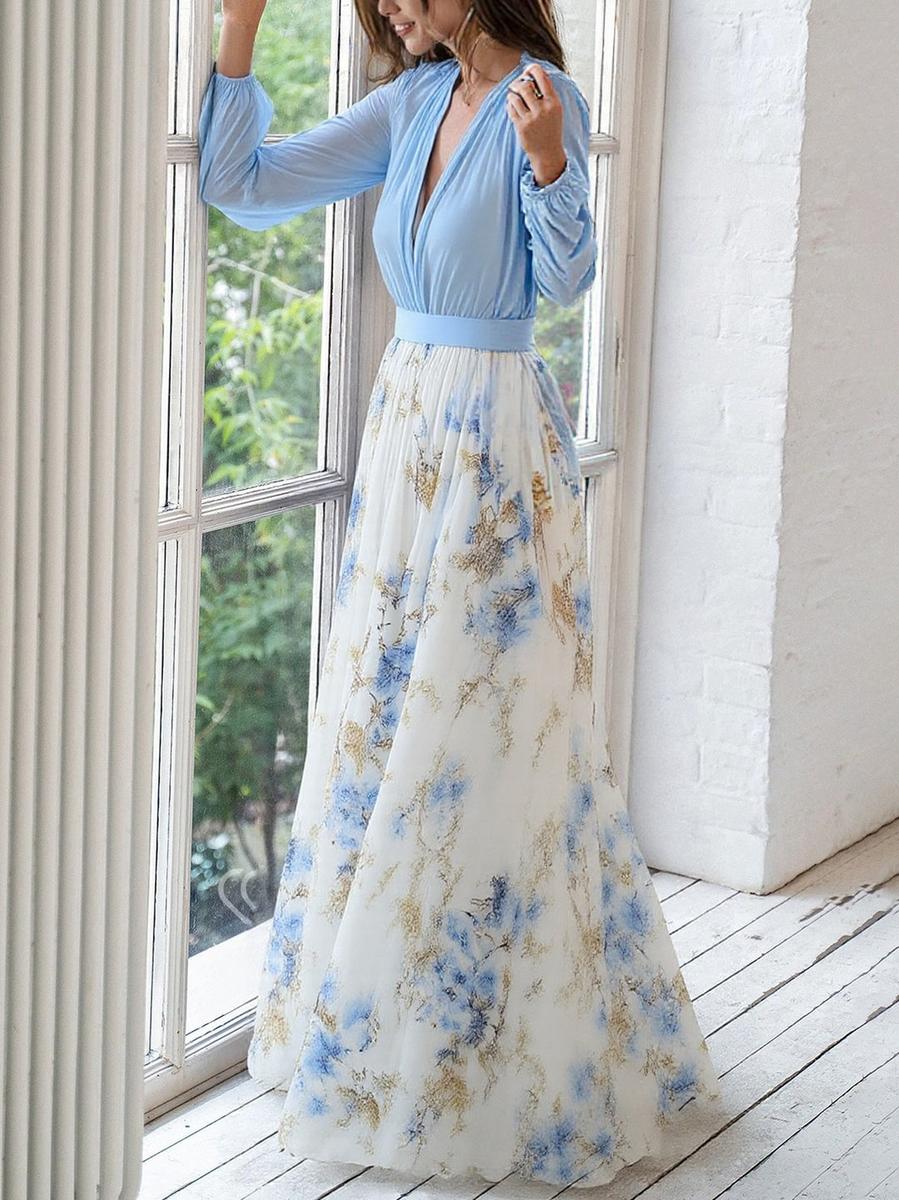 Abigail™ | Maxi Dress with Dazzling Floral Print