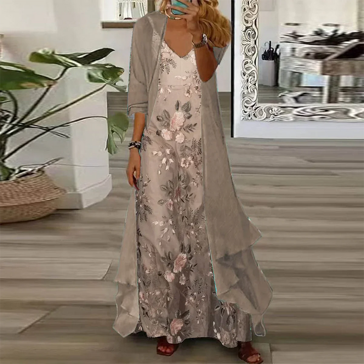 Liana™ | Maxi Dress with Jacket (2-piece set)