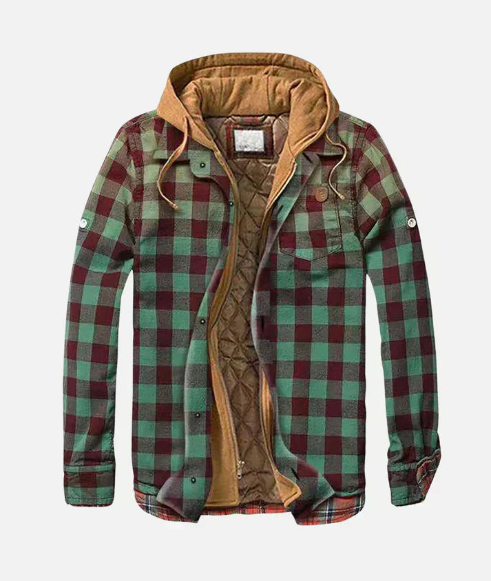 Alain™ | Patchwork Checkered Jacket