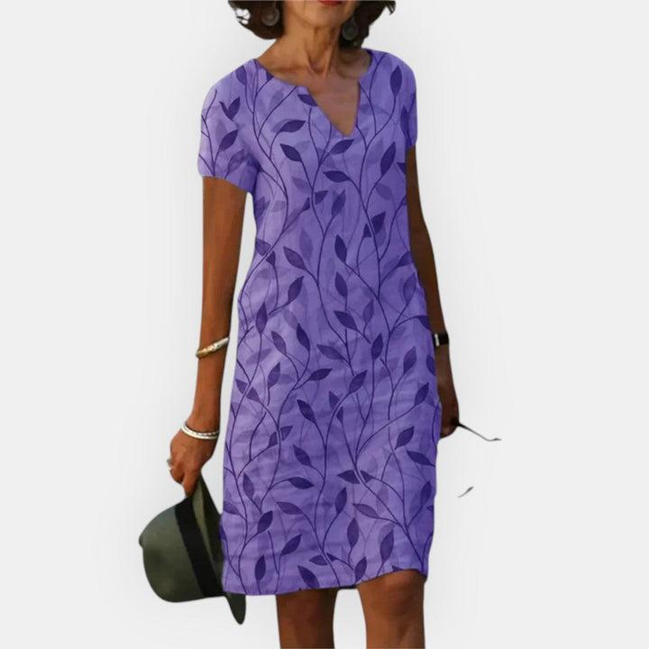 Faye™ | Casual V-Neck Dress