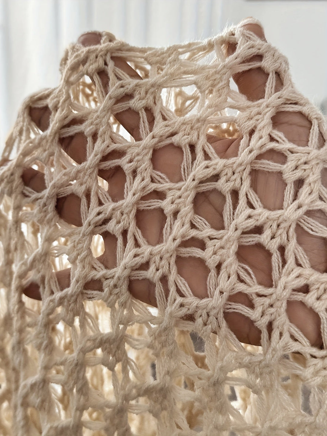 Lyla™ | Open Knit Drape Cardigan
