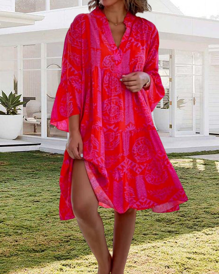 Linda™ | Wide Midi Dress