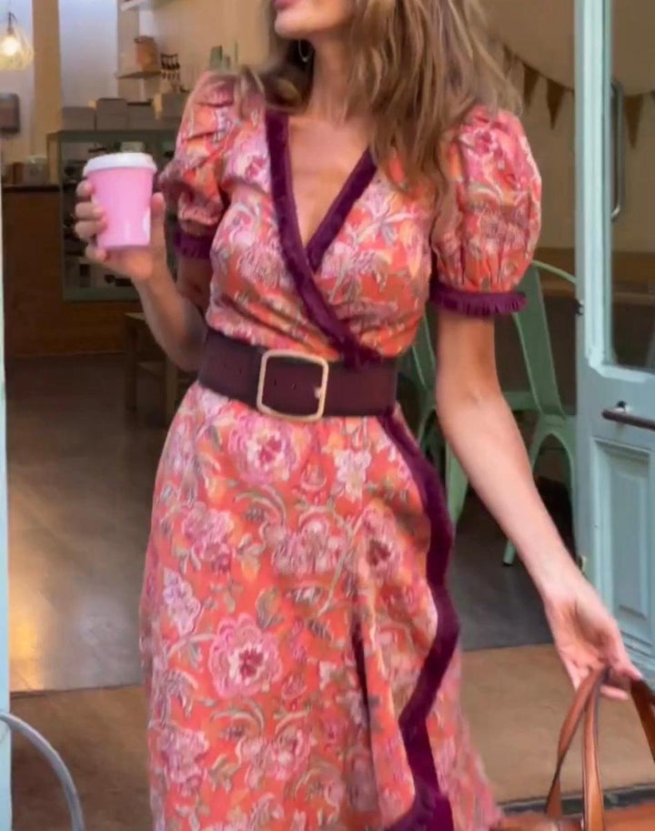 Celeste™ | Floral Wrap Dress