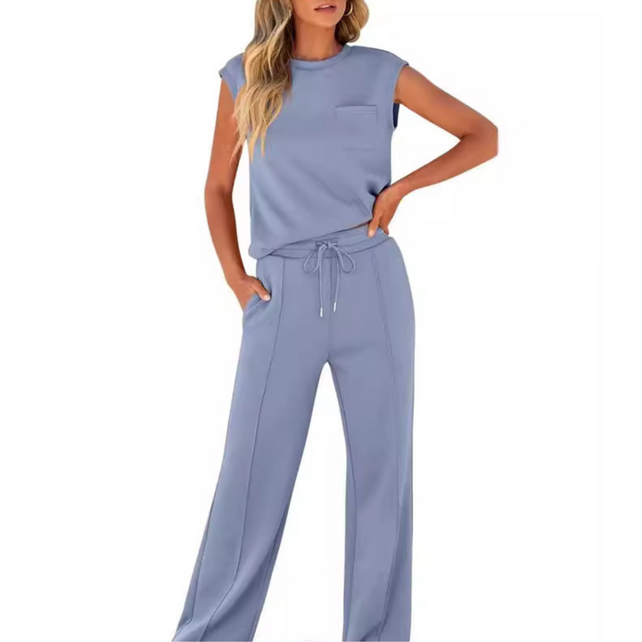 Julianne™ | Sleeveless Drawstring Lounge Set