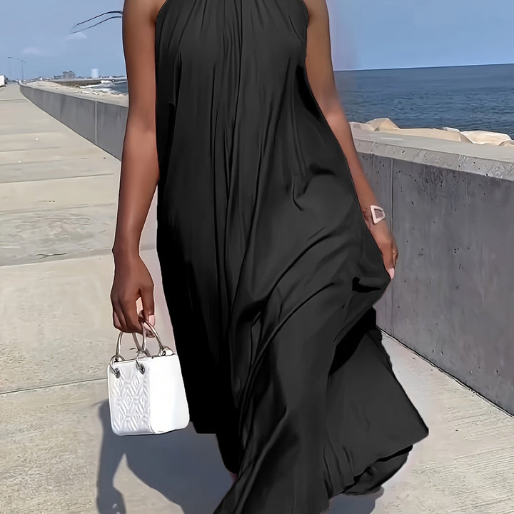 Ellen™ | Halter Neck Maxi Dress