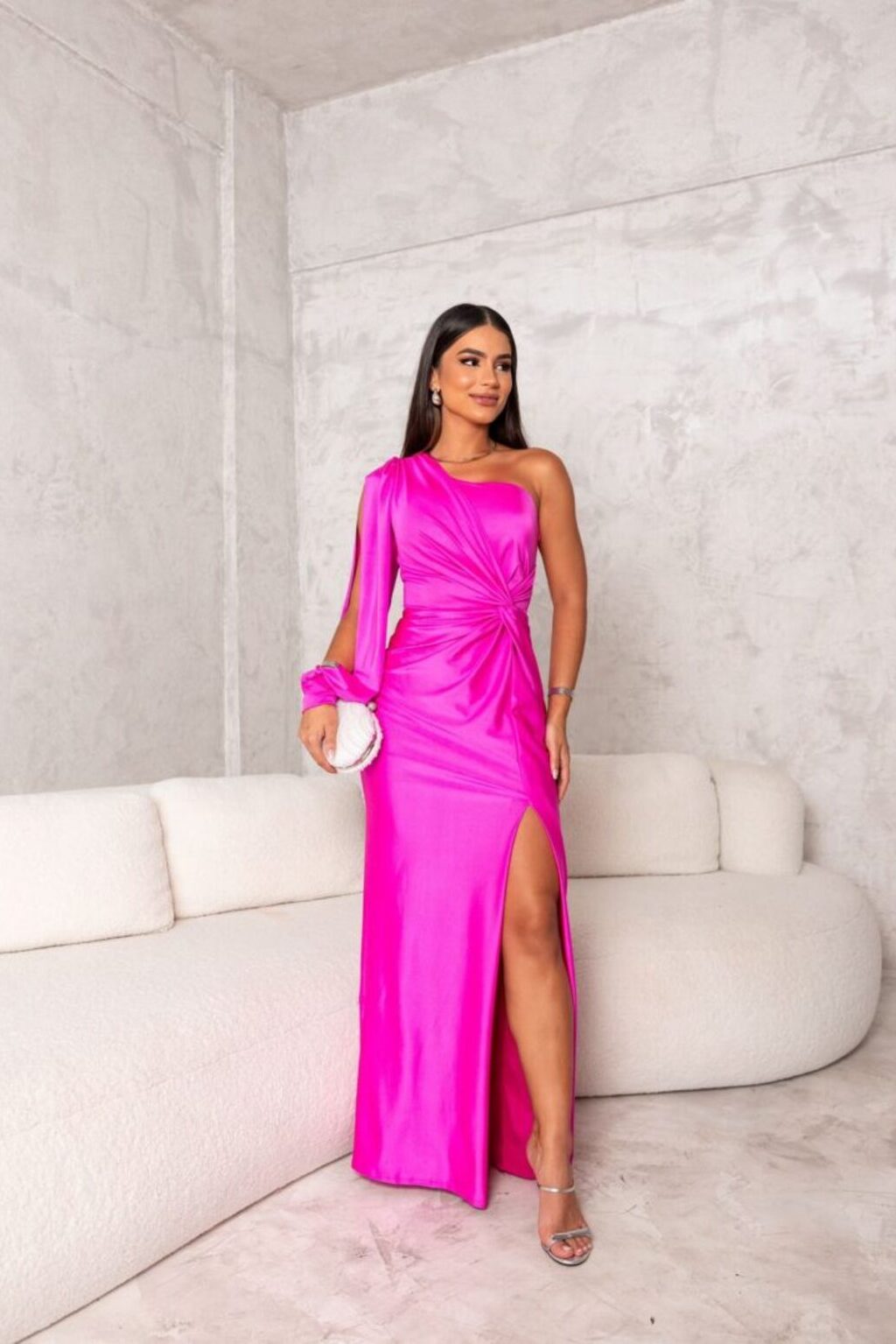 Zarra™ | Elegant One-Shoulder Maxi Dress