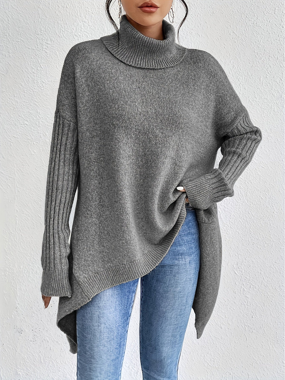 Carmina™ | Oversized Turtleneck Sweater