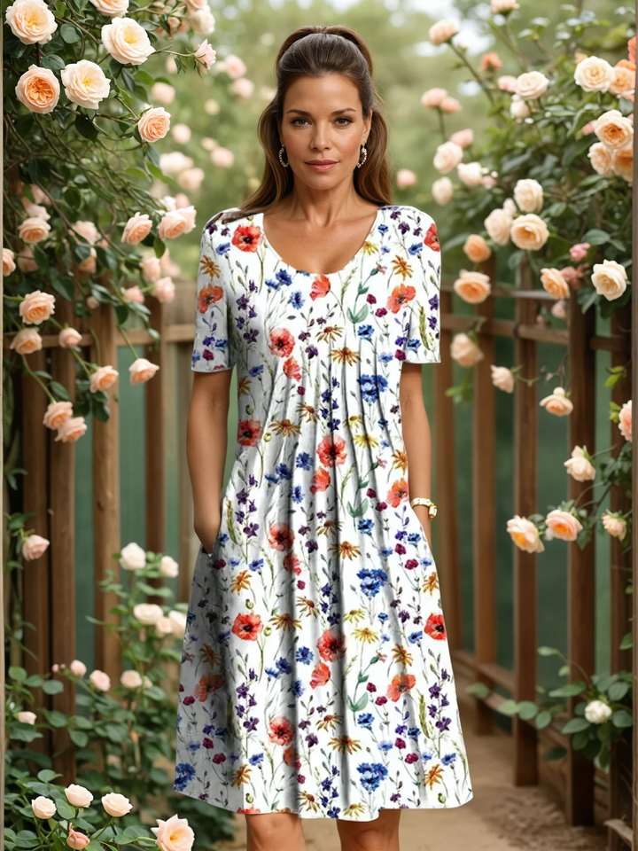 Cambria™ | Elegant Dress with Tummy Cover