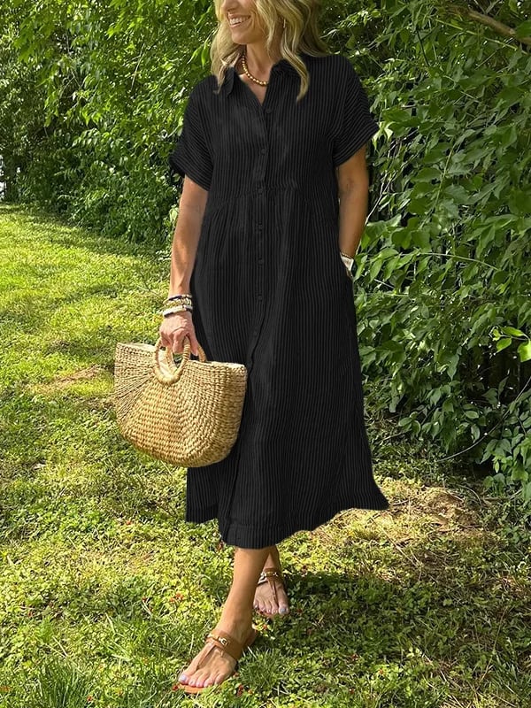 Alysa™ | Buttoned Maxi Dress