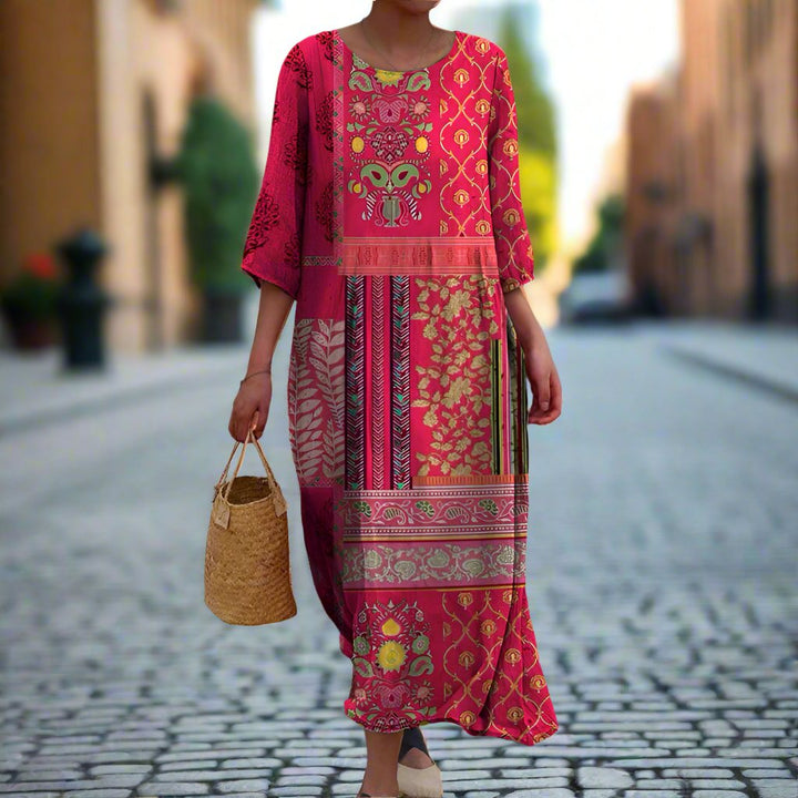 Isabelle™ | Relaxed Fit Bohemian Maxi Dress
