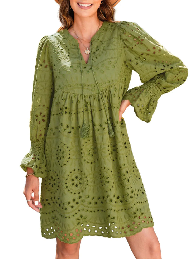 Carrie™ | Breathable V-Neck Skirt Dress