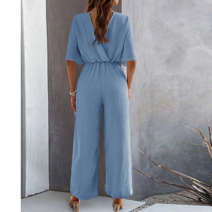 Amelia™ - Stylish V-Neck Jumpsuit