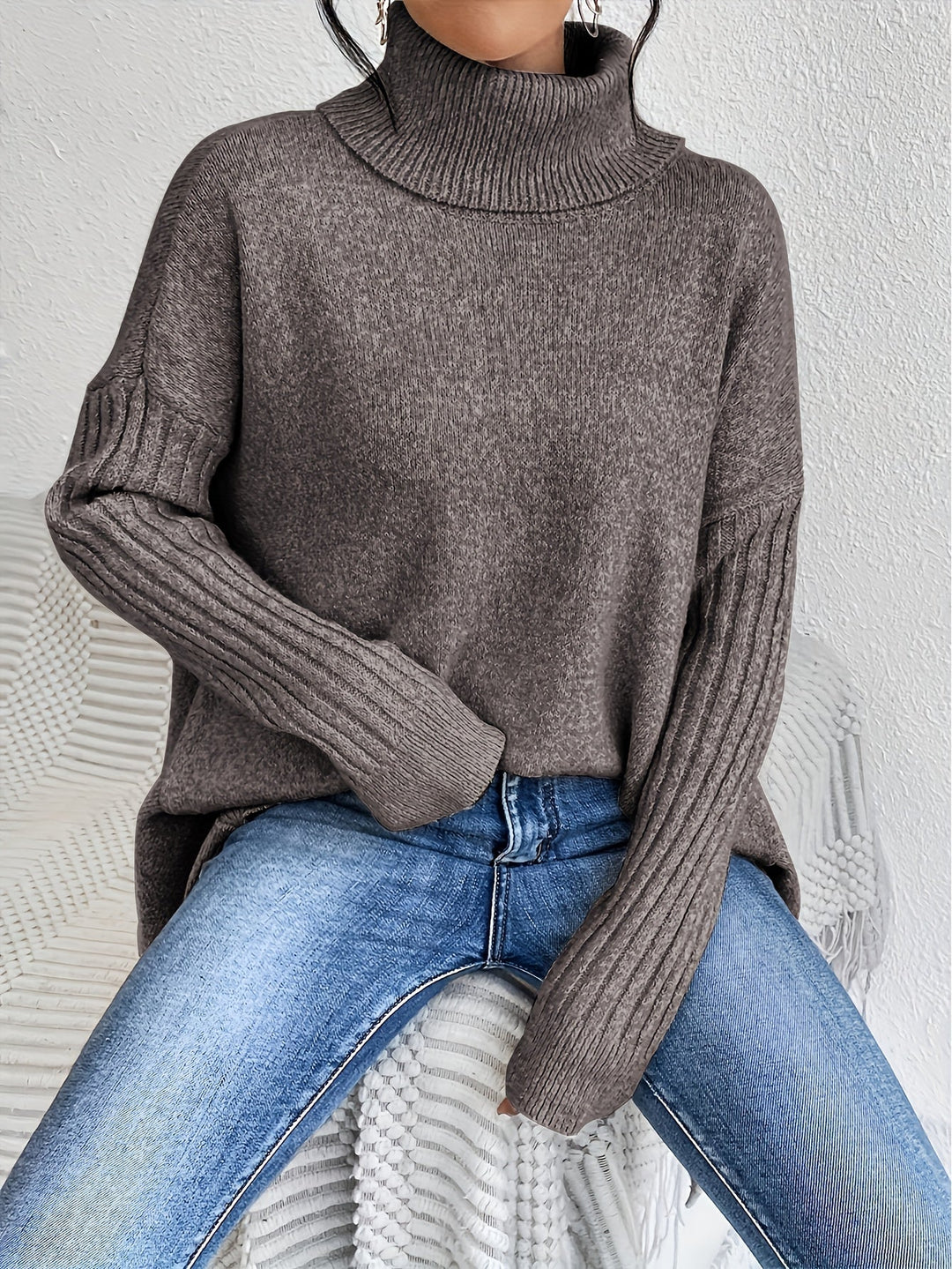 Carmina™ | Oversized Turtleneck Sweater