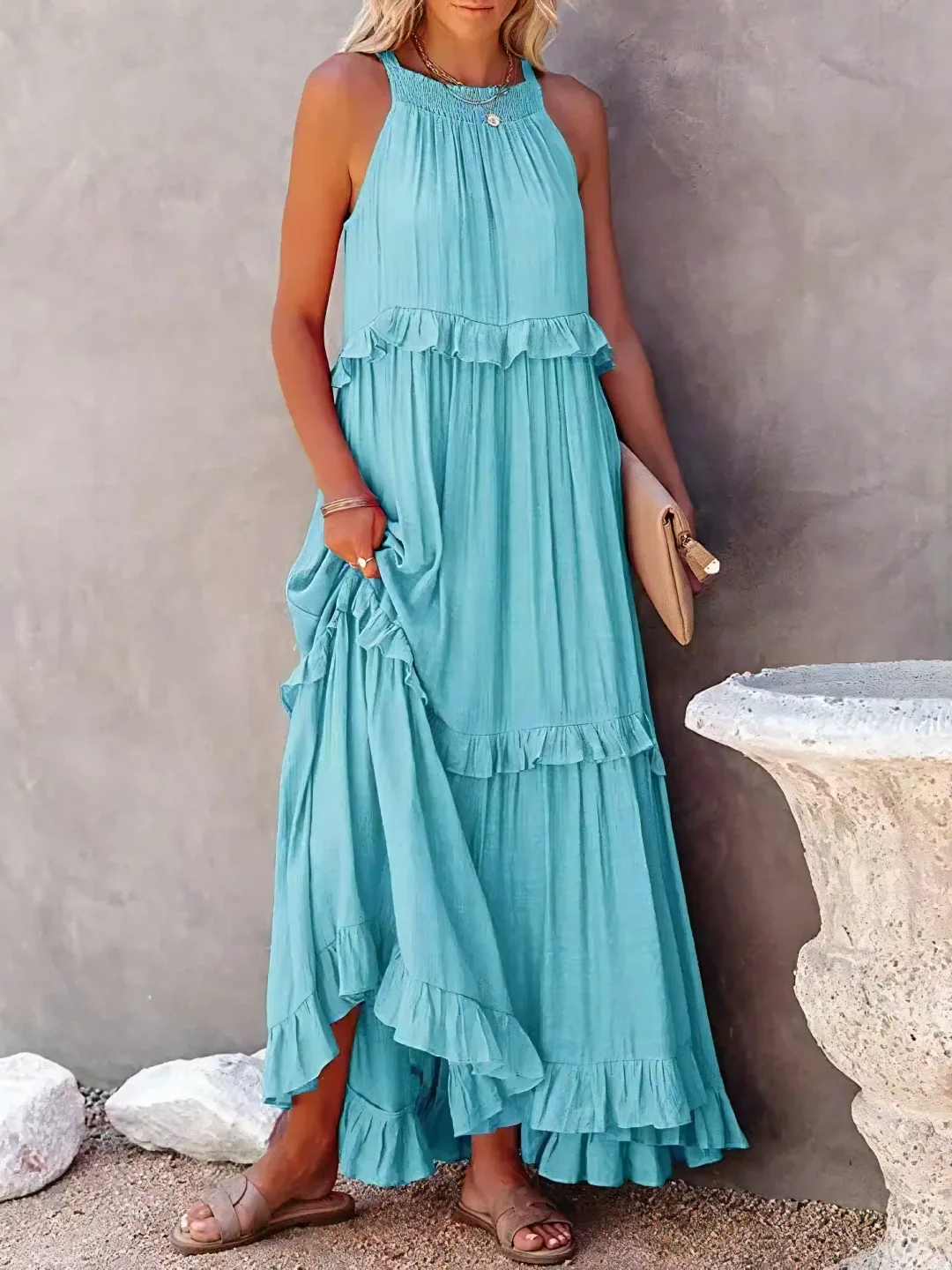 Emma™ | Ruffle Maxi Dress