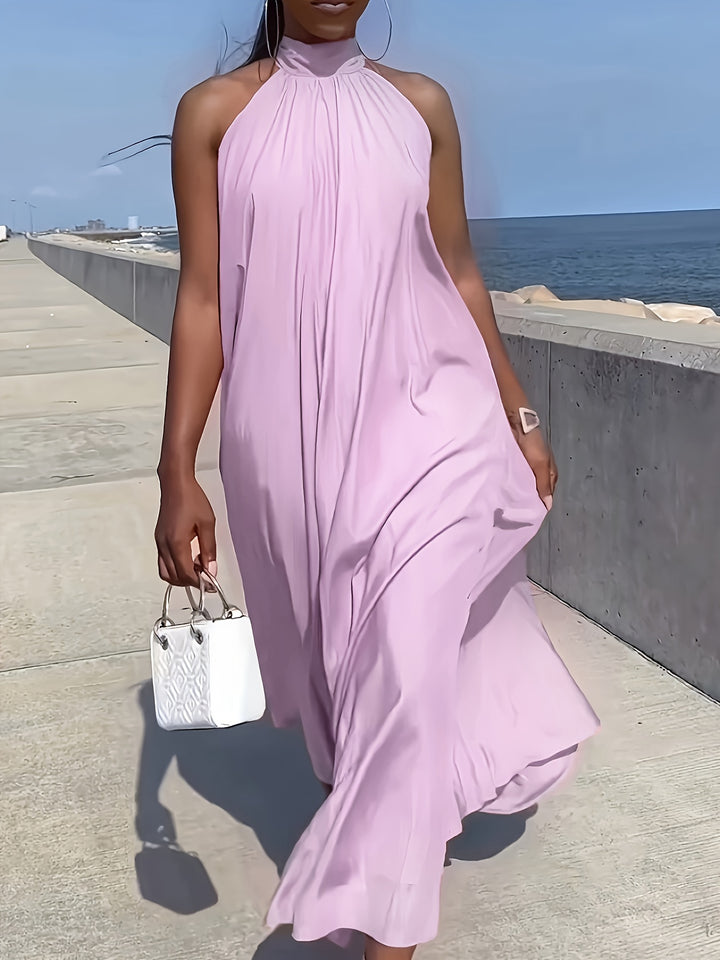 Ellen™ | Halter Neck Maxi Dress