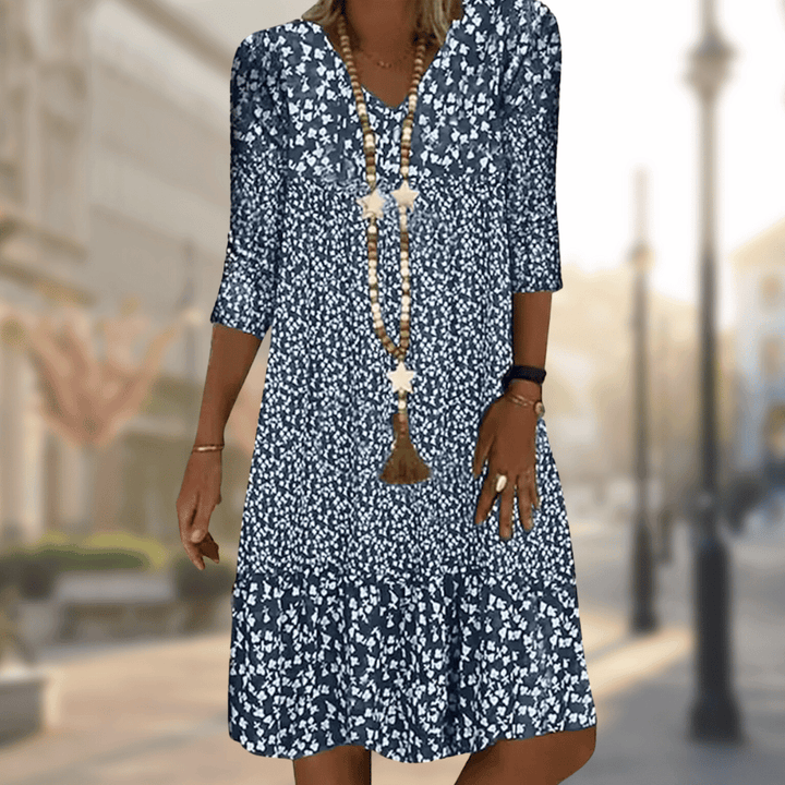 Jessica™ | Floral Print Midi Dress